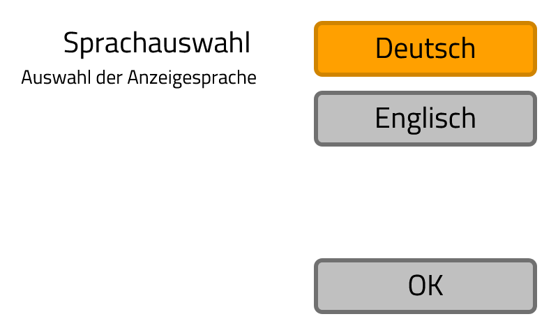 Spracheinstellungen